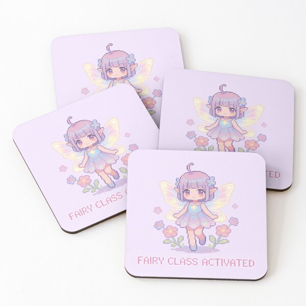 Item preview, Fairy Class Activated Pixel Art Gamer Girl designed and sold by PotionPixelArt.
