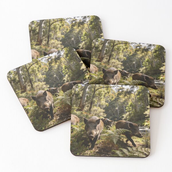 Item preview, Feral Forest Pigs designed and sold by The Aussie Muse • Purple Empress  .