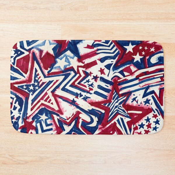 Item preview, Marker Stars and Stripes Scribbles designed and sold by LibertyForge-Co.