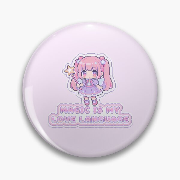 Item preview, Magic Is My Love Language Magical Girl Pixel Art designed and sold by PotionPixelArt.