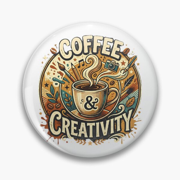 Item preview, Vintage Coffee & Creativity - Art, Photography, and Caffeine Lover designed and sold by ColorVR.
