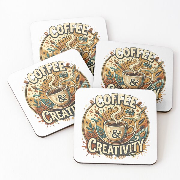 Item preview, Vintage Coffee & Creativity - Art, Photography, and Caffeine Lover designed and sold by ColorVR.