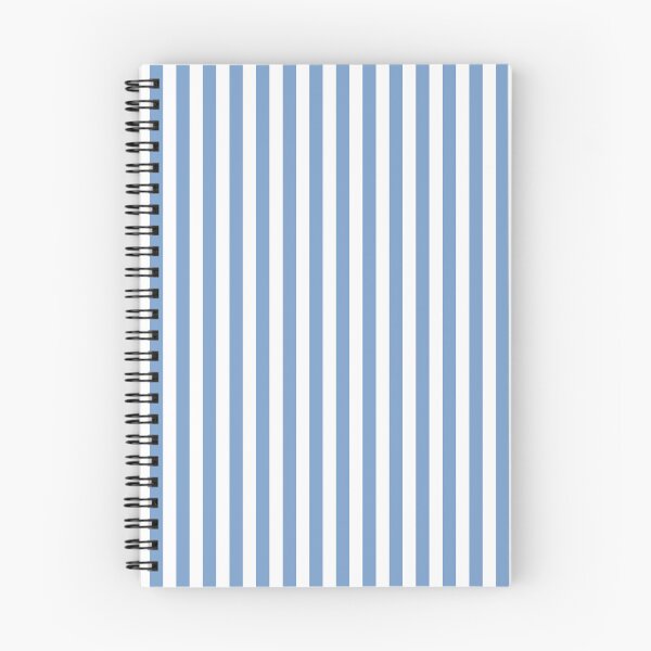 Item preview, Dark pastel blue & white vertical lines designed and sold by Mint + Midnight.