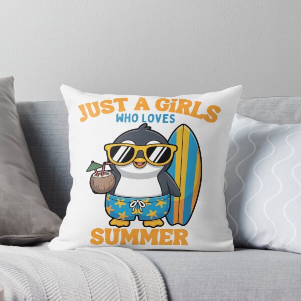 Item preview, Just A Girls Who Loves Summer designed and sold by thebest-2studio.