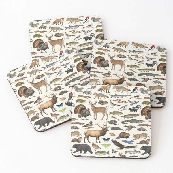 Item preview, Animals of Arkansas Retro Style Identification Chart designed and sold by kakarikihill.