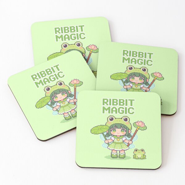 Item preview, Ribbit Magic Cute Frog Fairy Pixel Art designed and sold by PotionPixelArt.