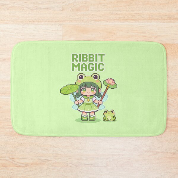Item preview, Ribbit Magic Cute Frog Fairy Pixel Art designed and sold by PotionPixelArt.
