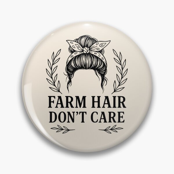 Item preview, Farm Hair Don’t Care Shirt | Funny Farm Girl Tee | Rustic Country Cottagecore Design designed and sold by Little Foot Farm Merch Shop.
