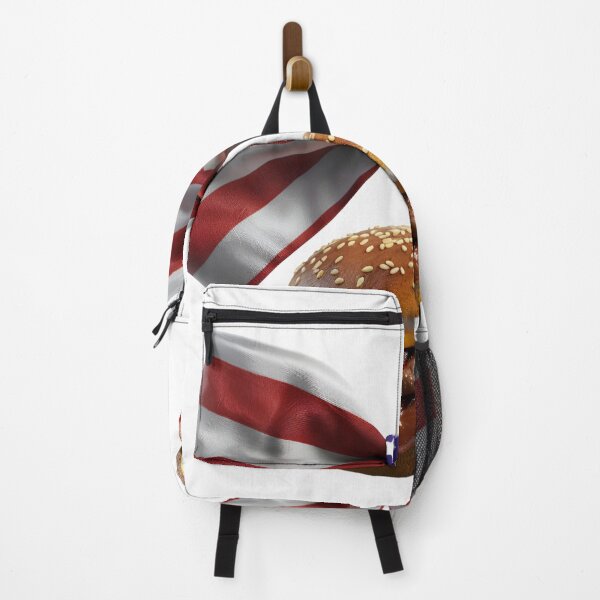 Item preview, Patriotic American Bow Above Burger Cute Vintage Design designed and sold by NotasCreativa.