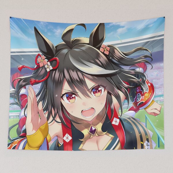 Item preview, Kitasan Black Uma Musume Stadium Sprint Champion Spirit designed and sold by 108Recordings.