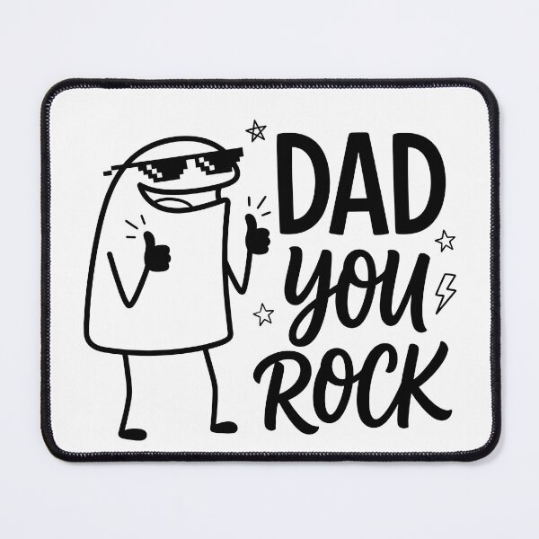 Item preview, Funny Flork Meme Dad You Rock Retro Sunglasses designed and sold by drchzak.