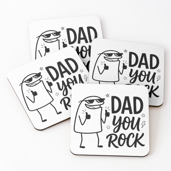 Item preview, Funny Flork Meme Dad You Rock Retro Sunglasses designed and sold by drchzak.