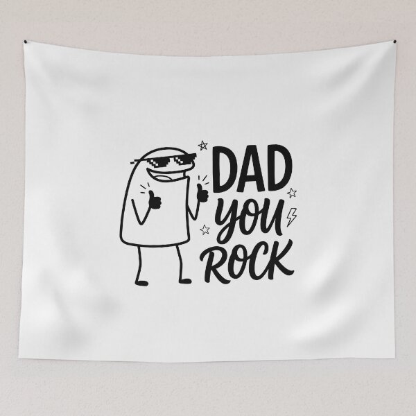 Item preview, Funny Flork Meme Dad You Rock Retro Sunglasses designed and sold by drchzak.