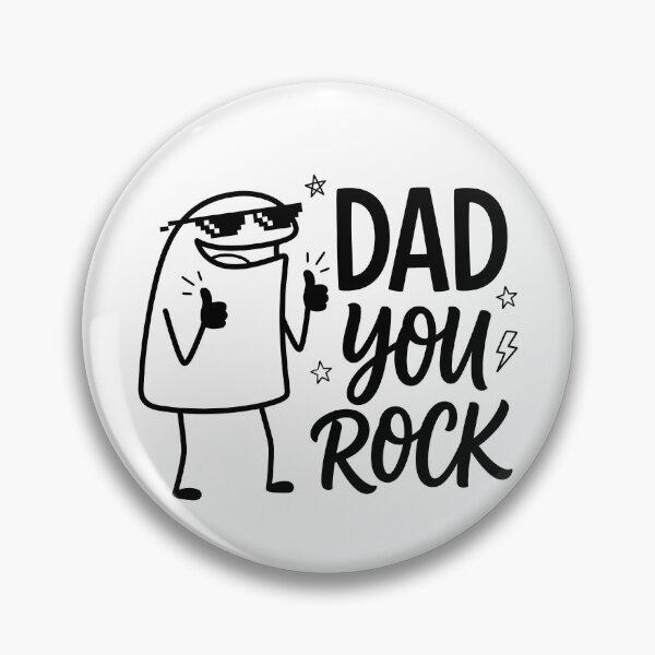 Item preview, Funny Flork Meme Dad You Rock Retro Sunglasses designed and sold by drchzak.