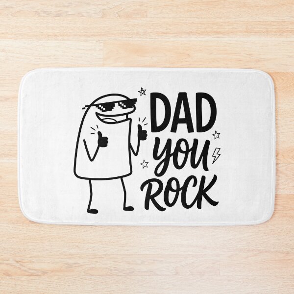 Item preview, Funny Flork Meme Dad You Rock Retro Sunglasses designed and sold by drchzak.