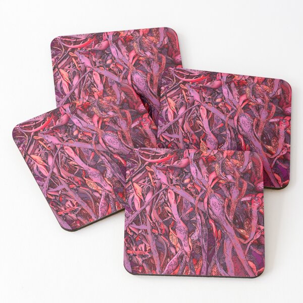 Item preview, Seaweed Abstract Purple and Pink designed and sold by Brightside-art.
