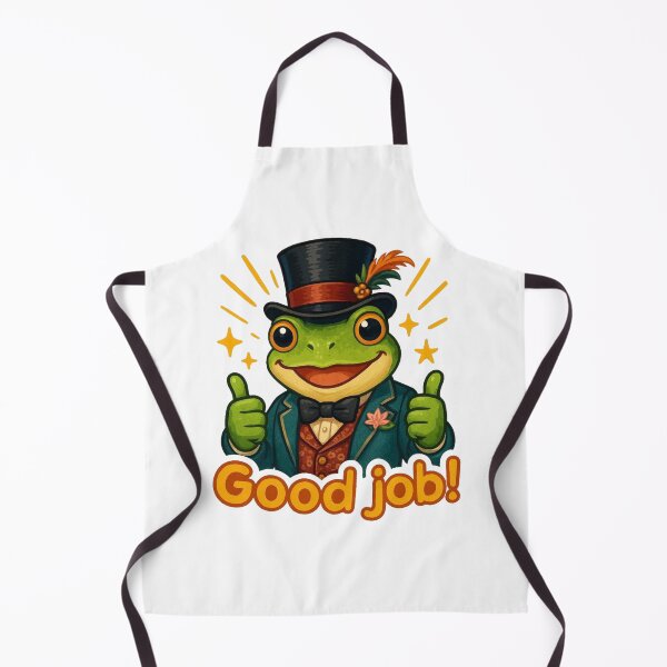 Item preview, Dapper Frog Good Job designed and sold by AtlantiqArt.