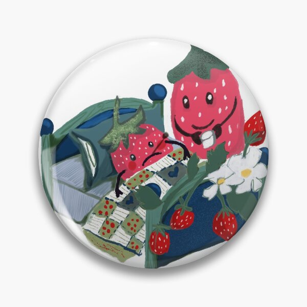 Item preview, Strawberry Get Well Card designed and sold by Wild-N-Whimsy.