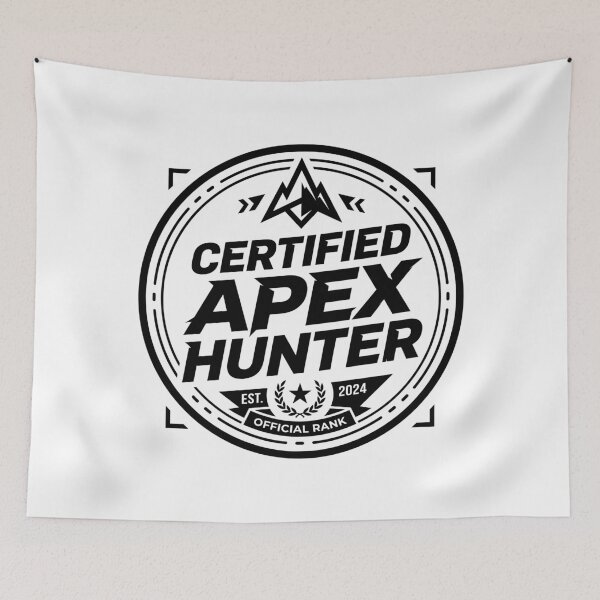 Item preview, Certified Apex Hunter - Sim Racing designed and sold by GarageGraphics.