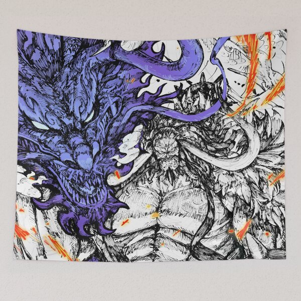 Item preview, Kaido One Piece Ink Oni Dragon Fury designed and sold by SuperTeamCanada.