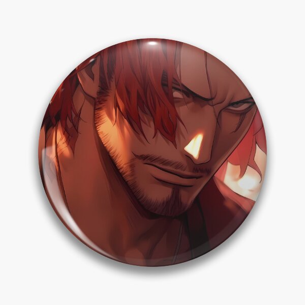 Item preview, Shanks One Piece Fiery Red Hair Captain Close Up designed and sold by SuperTeamCanada.
