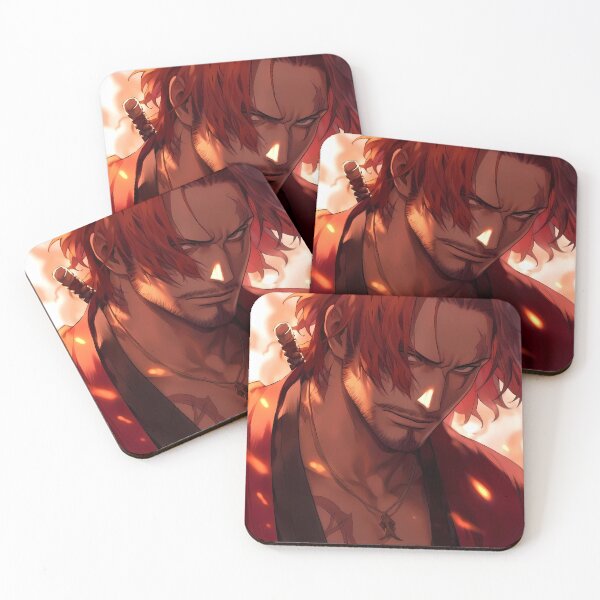 Item preview, Shanks One Piece Fiery Red Hair Captain Close Up designed and sold by SuperTeamCanada.
