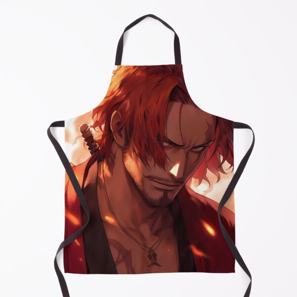 Item preview, Shanks One Piece Fiery Red Hair Captain Close Up designed and sold by SuperTeamCanada.