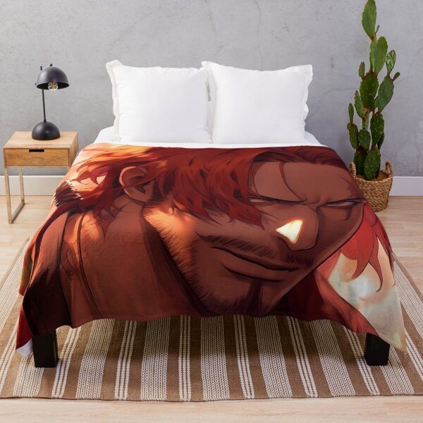 Item preview, Shanks One Piece Fiery Red Hair Captain Close Up designed and sold by SuperTeamCanada.