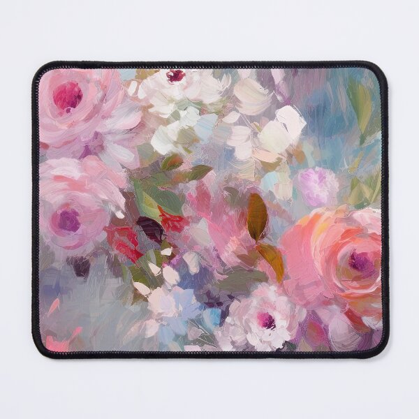 Item preview, Pink And White Elegant Floral Abstract Art Painting designed and sold by DEC02.