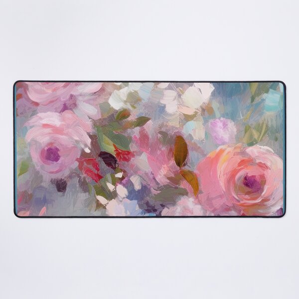 Item preview, Pink And White Elegant Floral Abstract Art Painting designed and sold by DEC02.