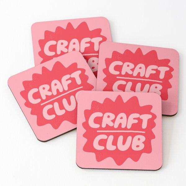 Item preview, Craft Club Badge (Red) designed and sold by yellowflowerhut.