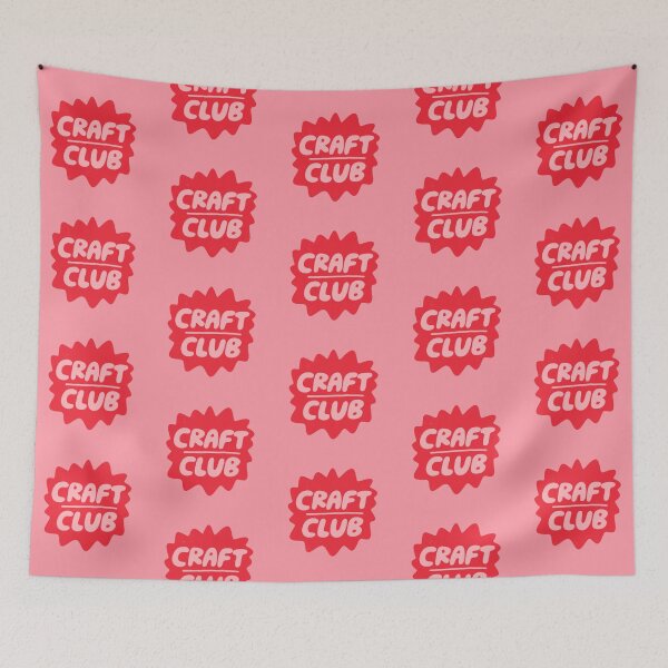 Item preview, Craft Club Badge (Red) designed and sold by yellowflowerhut.