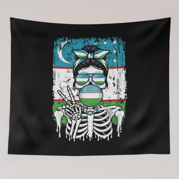 Item preview, Uzbekistan-Inspired Graphic Tee for Everyday Style designed and sold by Colorful Designs.