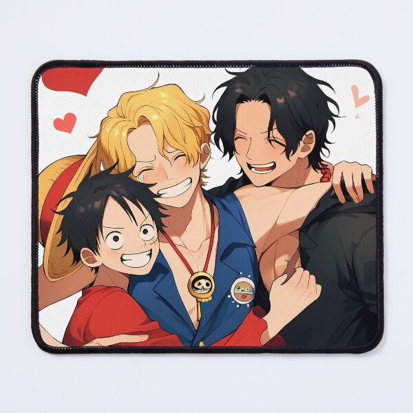Item preview, Portgas D Ace One Piece Laughing Brothers Heart Scene designed and sold by SuperTeamCanada.