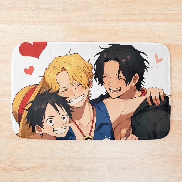 Item preview, Portgas D Ace One Piece Laughing Brothers Heart Scene designed and sold by SuperTeamCanada.
