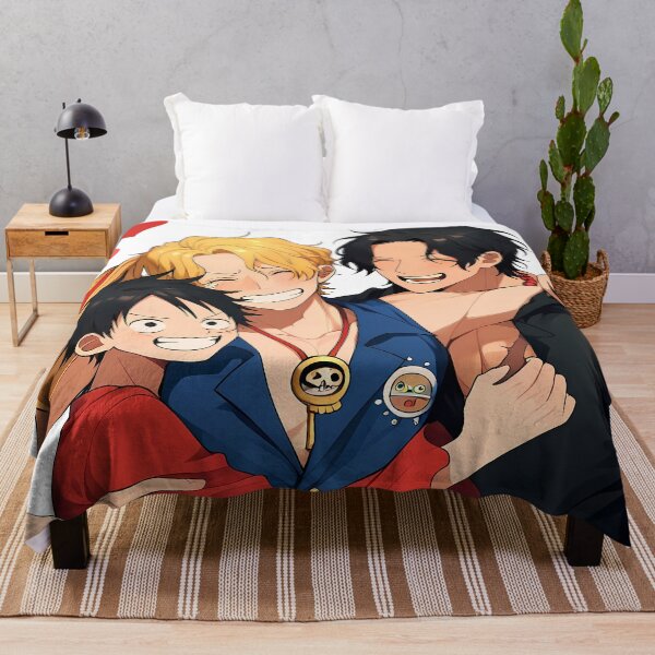 Item preview, Portgas D Ace One Piece Laughing Brothers Heart Scene designed and sold by SuperTeamCanada.