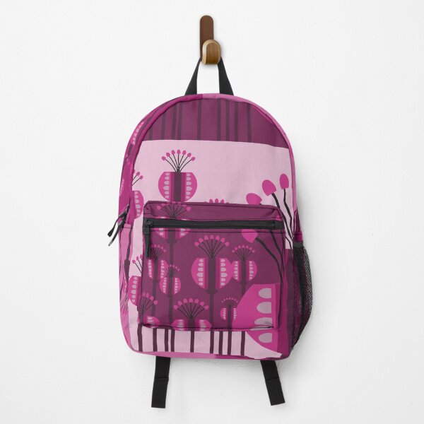 Item preview, Vibrant Geometric Floral Pattern in Fuchsia and Pink Hues designed and sold by PowerAntShop.