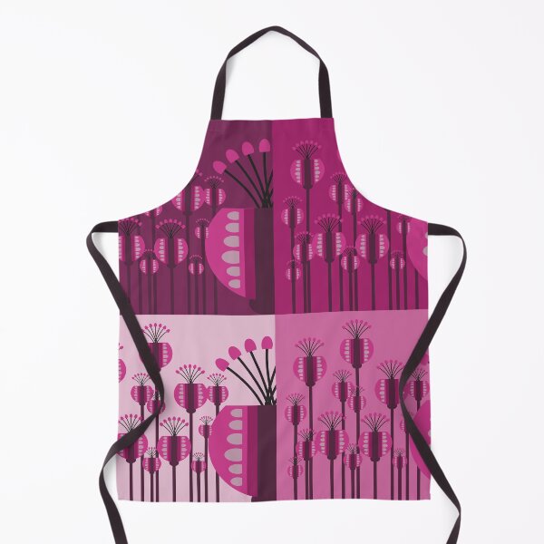 Item preview, Vibrant Geometric Floral Pattern in Fuchsia and Pink Hues designed and sold by PowerAntShop.