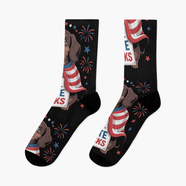 Item preview, 4th Of July Funny Dachshund designed and sold by MeanpersonaArt.