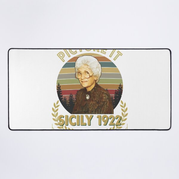 Item preview, Vintage Sicily Quote Retro Sunset  designed and sold by msolgray.
