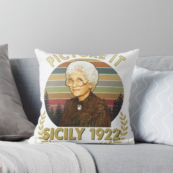 Item preview, Vintage Sicily Quote Retro Sunset  designed and sold by msolgray.