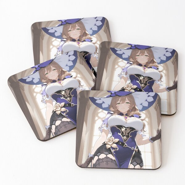Item preview, Lisa Genshin Impact Cathedral Witch Charm designed and sold by SuperTeamCanada.