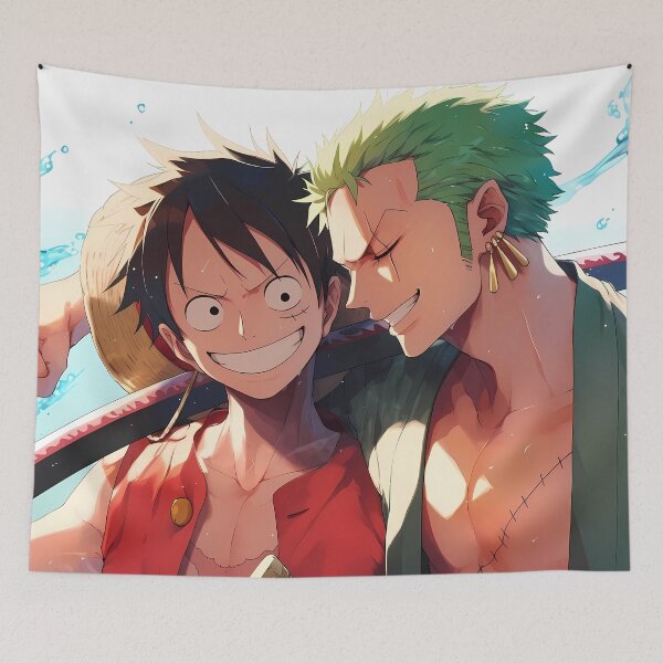 Item preview, Monkey D Luffy One Piece Zoro Ocean Duo designed and sold by SuperTeamCanada.