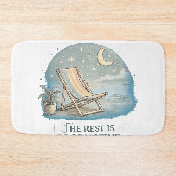 Item preview, Rest Productive Beach Chair Sunset Graphic designed and sold by msolgray.