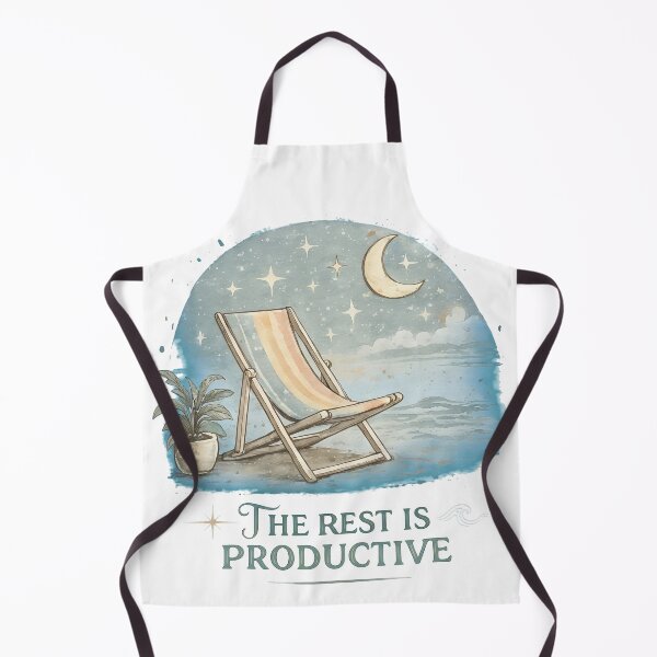 Item preview, Rest Productive Beach Chair Sunset Graphic designed and sold by msolgray.