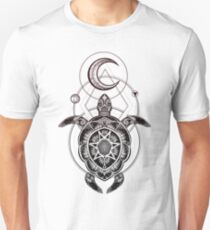 Moon Turtle Big Unisex T-Shirt