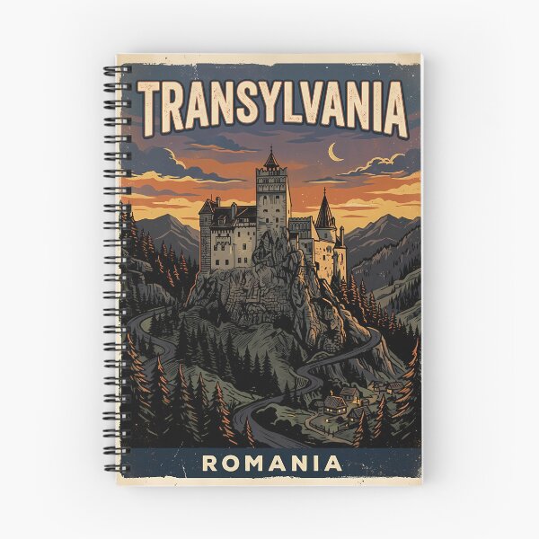 Item preview,  Transylvania Romania Bran Castle Vintage Travel Poster designed and sold by Ar0undTheW0rld.