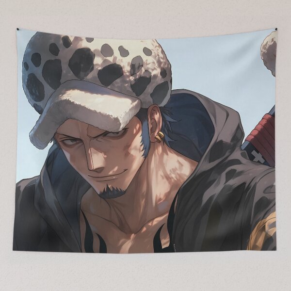 Item preview, Trafalgar Law One Piece Open Coat Tattoo Pose designed and sold by SuperTeamCanada.