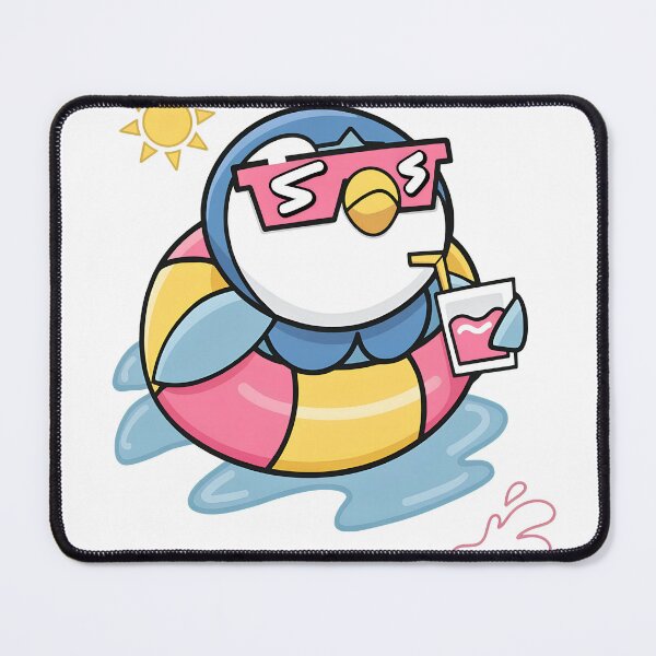 Item preview, Chill Penguin Summer Float Drink Funny Vacation designed and sold by msolgray.