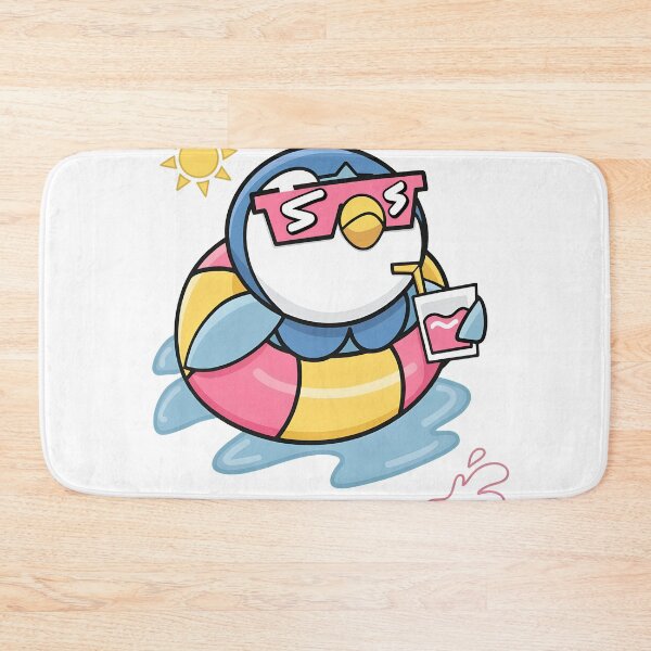Item preview, Chill Penguin Summer Float Drink Funny Vacation designed and sold by msolgray.